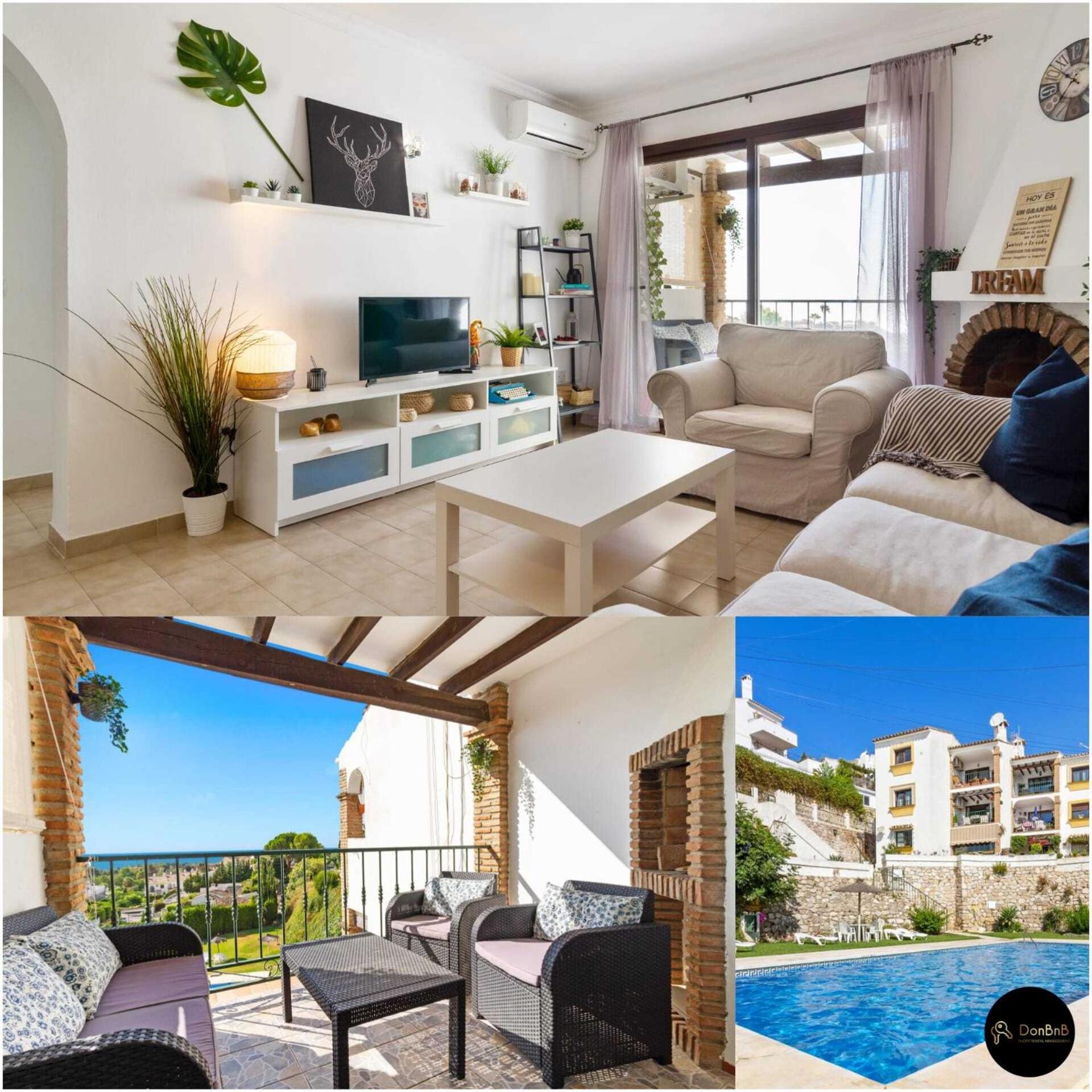 Sea View Apartment In Benalmadena La Capellania Luaran gambar